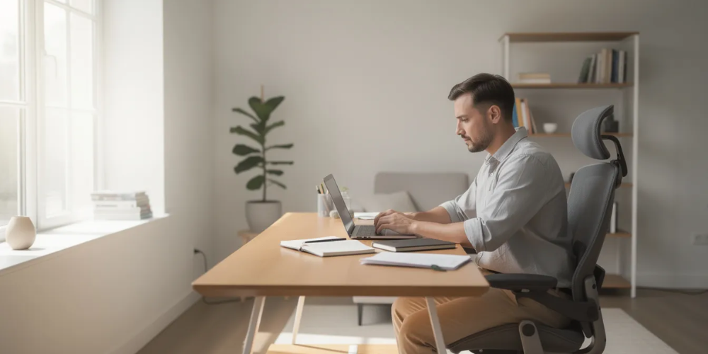 Homme dans un bureau